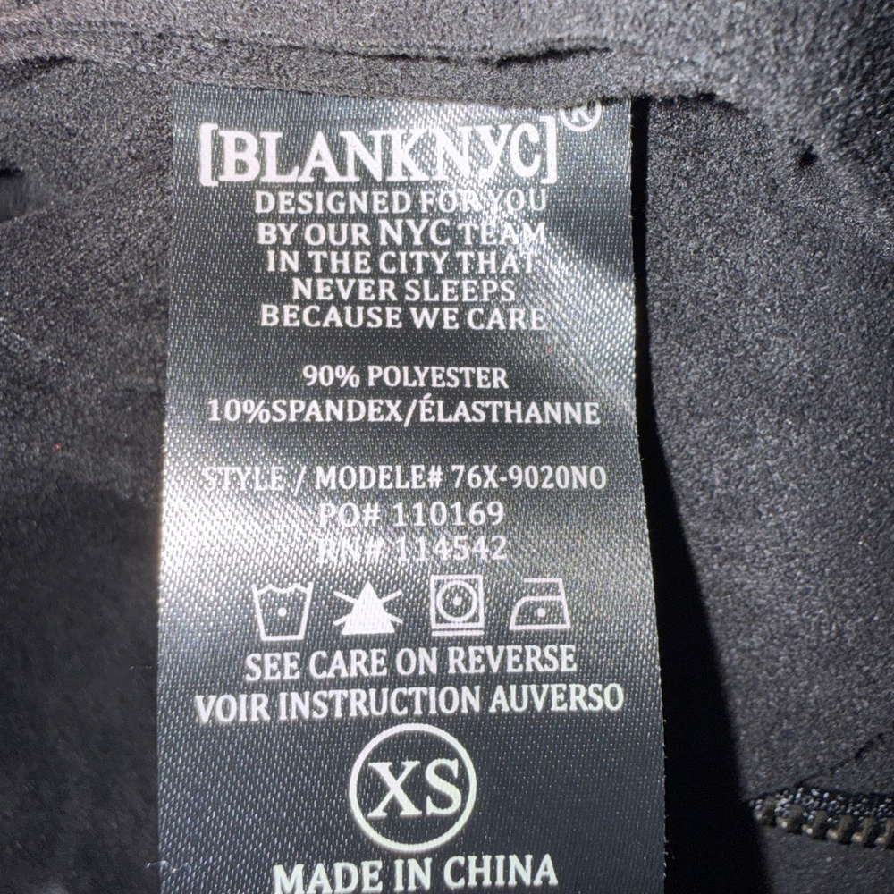 Blank NYC Black Faux Suede Jacket XS - Picture 5 of 5
